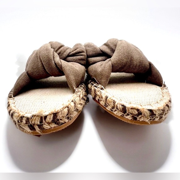 H&M Women’s Espadrilles Knotted Espadrille Slip On Sandals - Picture 5 of 8